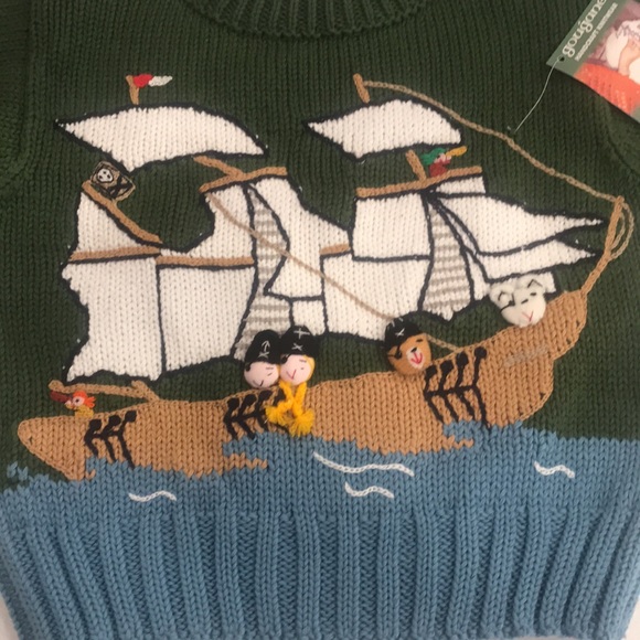 Handmade Knitwear NEW Gougane Toddler sz 2 Cotton Sweater - Picture 2 of 10